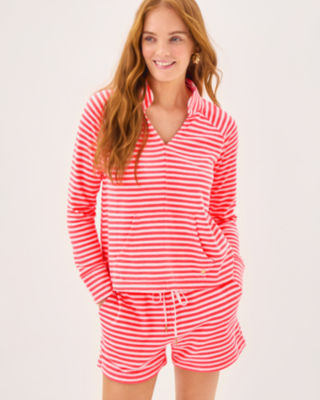 Cassi Popover, Cane Coral St Tropez Stripe, large image 1