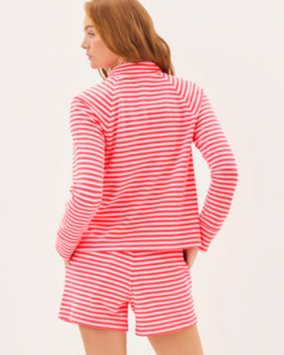 Cassi Popover, Cane Coral St Tropez Stripe, large image 2