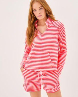 Cassi Popover, Cane Coral St Tropez Stripe, large image 3