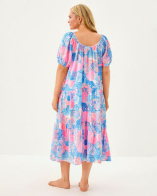 Zemini Maxi Dress Cover-Up, Multi Roar Of The Seas, large image 1