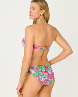 Betie Bikini Bottom, Cherry Blossom Pink Lil Chicken Check, large image 1
