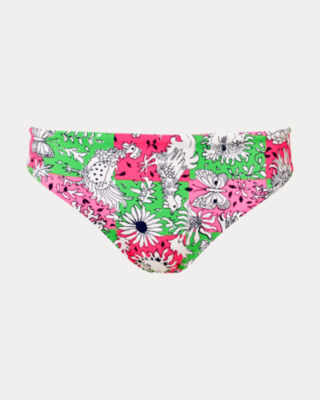 Betie Bikini Bottom, Cherry Blossom Pink Lil Chicken Check, large image 5