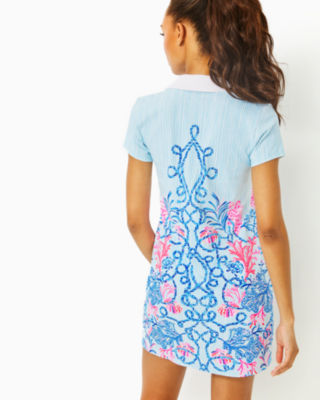 Shop Lilly Pulitzer Upf 50+ Luxletic Cayo Costa Dress In Multi Naut Today Engineered Luxletic Dress
