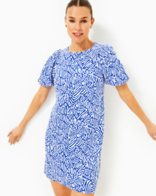 Rosen T-Shirt Dress, Martinique Blue Zee Bebe, large - Lilly Pulitzer