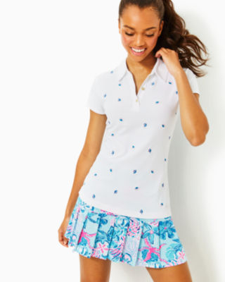 UPF 50+ Luxletic Frida Polo Top, , large - Lilly Pulitzer