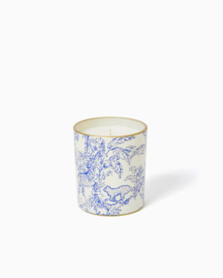 Printed Candle, Resort White Safari Party, large - Lilly Pulitzer