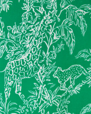 Witaker Silk Top, Fiddle Leaf Green Safari Party, large image 4