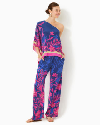 Schaffer Silk Top & Kantana Palazzo Pant Set - Lilly Pulitzer