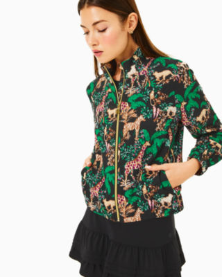 UPF 50+ Luxletic Aegean Performance Jacket, Multi Dancing In The Moonlight, large - Lilly Pulitzer