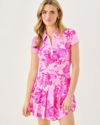 Lilly Pulitzer Upf 50+ Luxletic Alona Dress In Multi