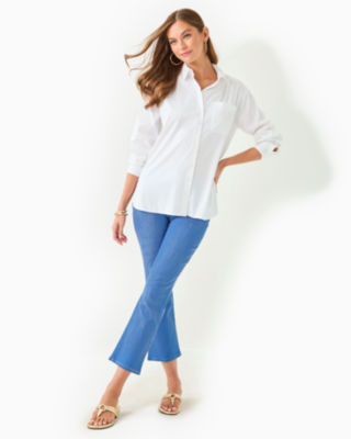 The Relaxed Lilly Shirt, Resort White, large image 4 - Lilly Pulitzer