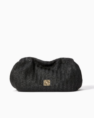 Lilly Pulitzer Lolamie Clutch In Noir