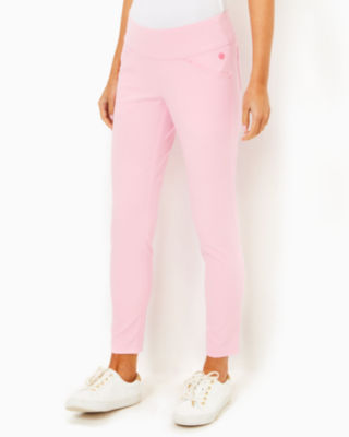 Shop Lilly Pulitzer Upf 50+ Luxletic 28" Corso Pant In Conch Shell Pink
