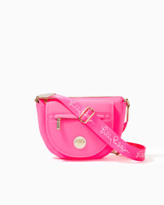 Clutch Cross Body Bag With Strap - Bright Pink - Wild at Heart