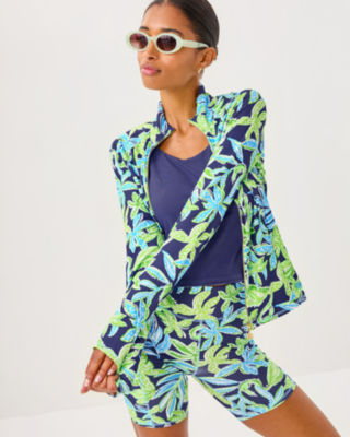 Lilly Pulitzer Upf 50+ Luxletic Breaker Jacket In Blue