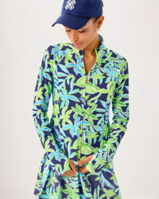 Lilly Pulitzer Upf 50+ Luxletic Breaker Jacket In Blue