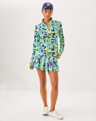 Lilly Pulitzer Upf 50+ Luxletic Breaker Jacket In Blue