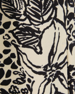 Edita Shift Dress, Onyx Lots To Spot Engineered Woven Shift, large image 5
