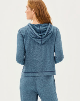 Lilly Pulitzer Upf 50+ Asena Hoodie In Blue