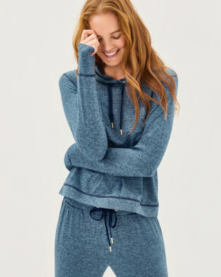 Lilly Pulitzer Upf 50+ Asena Hoodie In Blue
