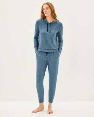 Lilly Pulitzer Upf 50+ Asena Hoodie In Blue
