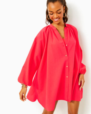 Andrae Cover-Up, Mizner Red, large - Lilly Pulitzer