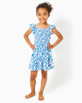 Girls Mini Jilly Cotton Dress Lilly Pulitzer