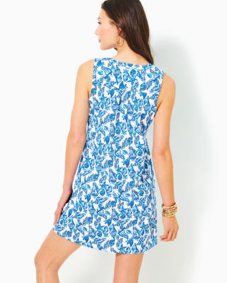 Shop Lilly Pulitzer Dev Dress In Resort White Shell Collector