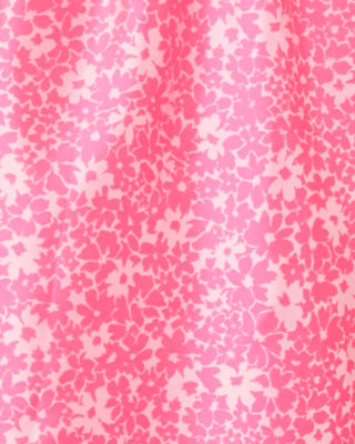 Shop Lilly Pulitzer Ellara Jacquard Midi Bow Dress In Roxie Pink Baby Blues Jacquard