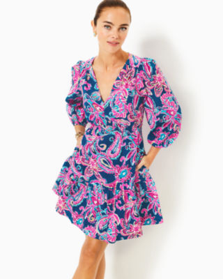 Deacon Dress, Multi Flitting About, large - Lilly Pulitzer