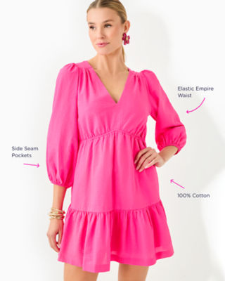 Deacon Dress, Passion Fruit Pink, large image 1