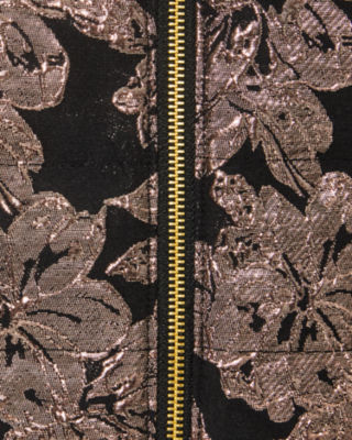 Emelyn Brocade Jacket, Noir Moonlight Dance Brocade, large image 4