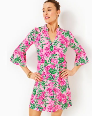 Hayes Dress, Conch Shell Pink Koala La La, large - Lilly Pulitzer