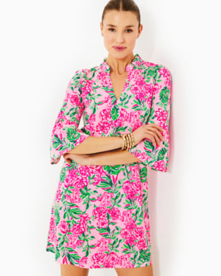 Lilly Pulitzer Hayes Mini Dress In Conch Shell Pink Koala La La In Conch Shell Pink Koala La La