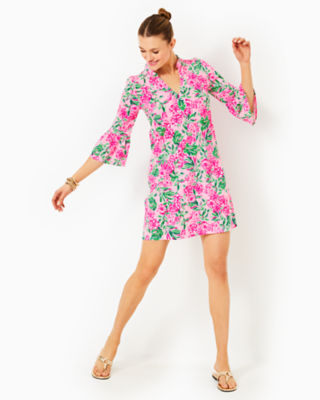 Lilly Pulitzer Hayes Mini Dress In Conch Shell Pink Koala La La In Conch Shell Pink Koala La La