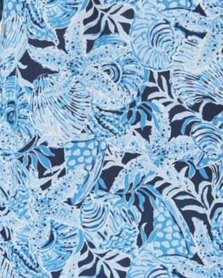 Lilly Pulitzer Sullivan Top In Bonaire Blue Coastal Constellation