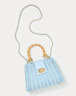 Leena Top Handle Bag, Bluette, large image 3