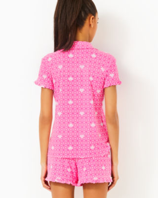 LILLY PULITZER VALAINE PAJAMA TOP