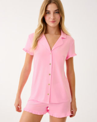 Lilly Pulitzer 4" Augustina Pajama Short In Pink