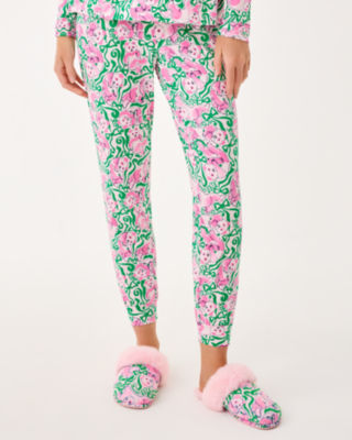 Lilly Pulitzer 28" Jeffers Pajama Pant In Green