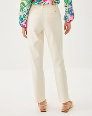 Lilly Pulitzer Ana High Rise Pant In Coconut In Coconut