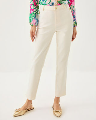 Lilly Pulitzer Ana High Rise Pant In Coconut In Coconut