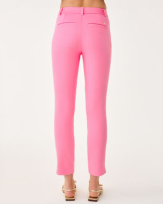 Lilly Pulitzer 29" Ana High Rise Pant In Pink