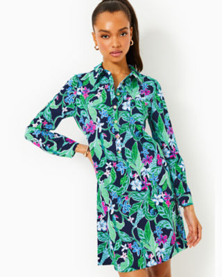 UPF 50+ Kindra Dress, Multi Untamed, large - Lilly Pulitzer