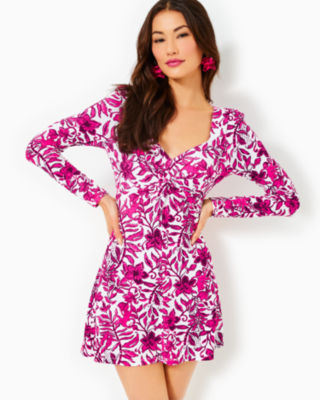 Lilly Pulitzer Anne Skirted Romper In Elderflower Blossom Lil Escape Plan