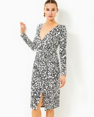 Odella V-neck Midi Dress, , large  - Lilly Pulitzer