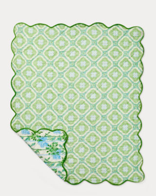 Lilly Pulitzer Reversible Throw Blanket In Multi