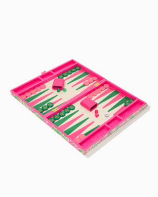 Limited-Edition Backgammon Set, , large  - Lilly Pulitzer