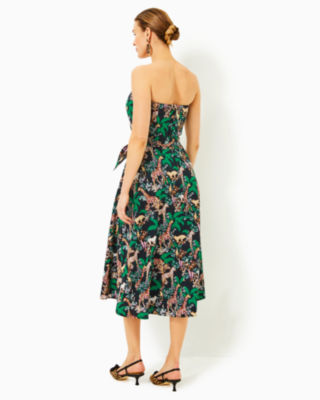 Aubrianna Midi Dress, Multi Dancing In The Moonlight, large image 2 - Lilly Pulitzer
