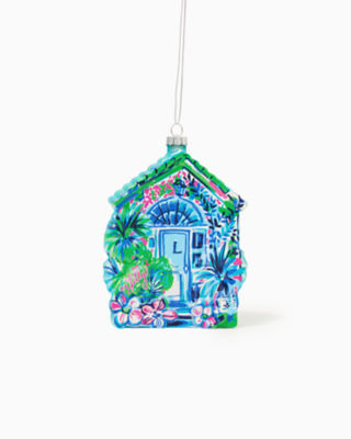 Lilly's House Glass Ornament, , large  - Lilly Pulitzer
